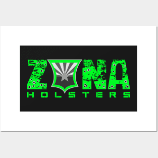 Zombie green Zona Posters and Art